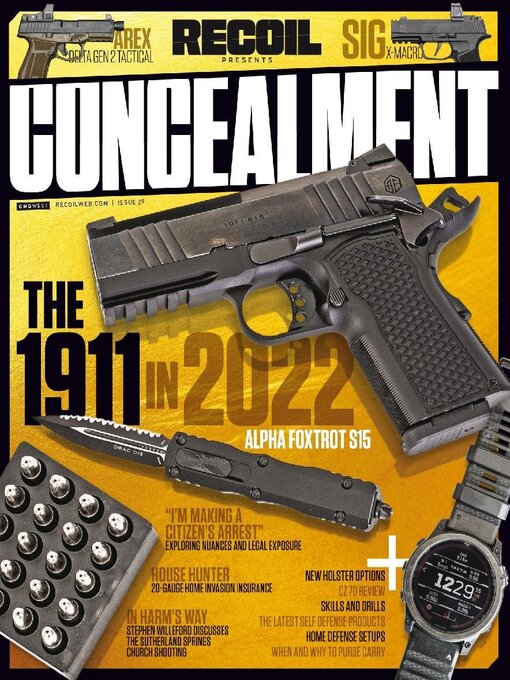 Title details for RECOIL Presents: Concealment by CMG West, LLC - Available